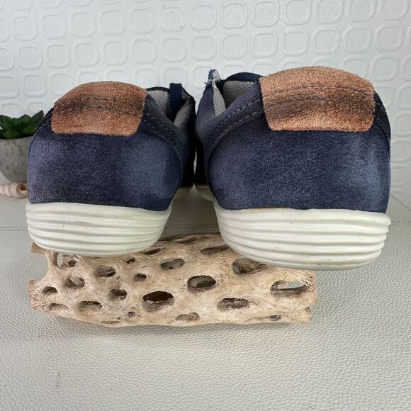 Raphael Steffens Navy Suede Sneakers Size 40 US 9 - Picture 5 of 9